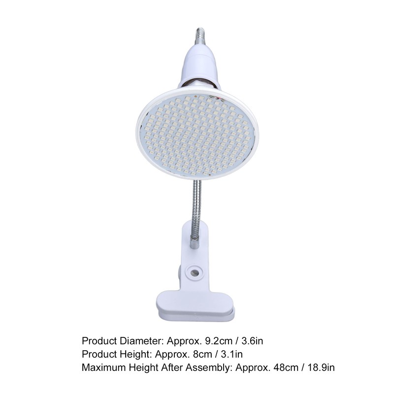 200LED Grow Light Greenhouse Plant Grow Lamp 360° Rotatable Plant