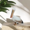 White Pelican Decorative Figurine 13 Inches – Nautical Resin Statue