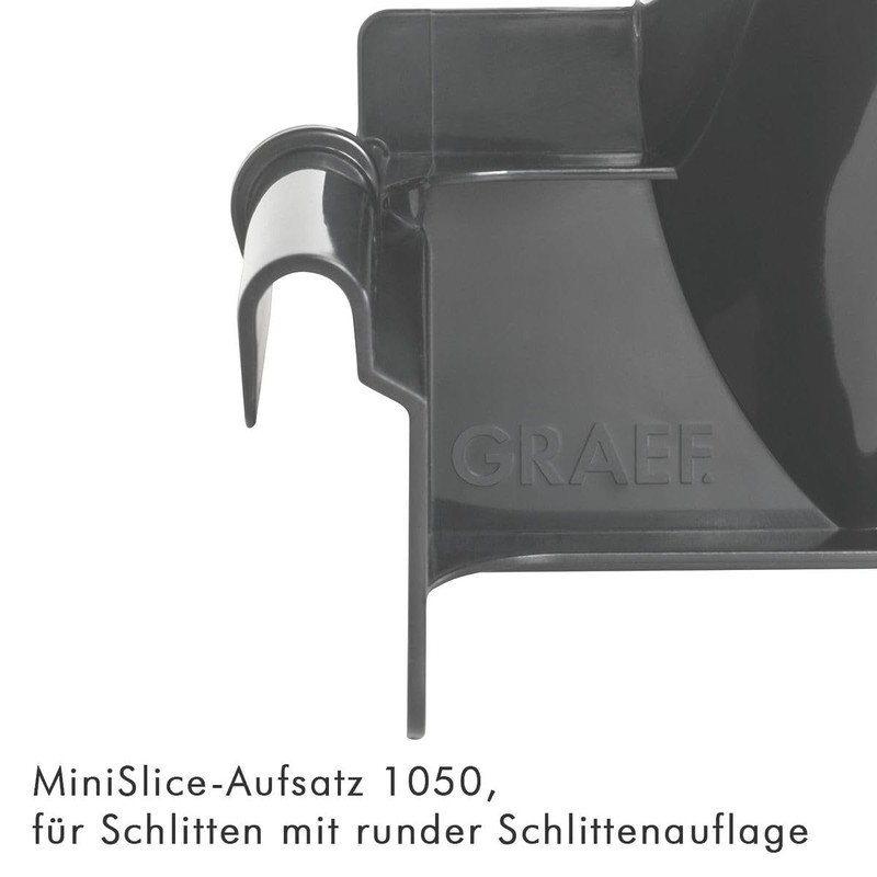 Gebr. Graef 1051 Runde Auflage Minisliceaufsatz, Plastik, schwarz