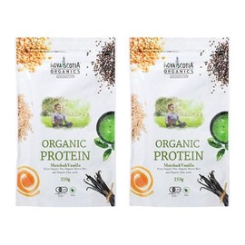 NOVA ORGANICS Organic Protein, Matcha & Vanilla, 7.4 oz (210 g) x 2 Packets (Approx. 10 Day Supply x 2), Organic Supplement, 100% Natural