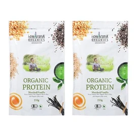 NOVA ORGANICS Organic Protein, Matcha & Vanilla, 7.4 oz (210 g) x 2 Packets (Approx. 10 Day Supply x 2), Organic Supplement, 100% Natural