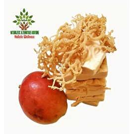 Naturalistic Alternatives Additions Three Tropical Mango Sea Moss Soaps Come's With Free Gift.