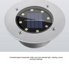 Solar Underground Lights White Light Waterproof Recessed LED Landscape Lamp