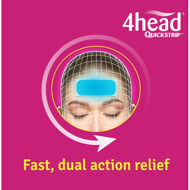 4HEAD Quickstrip Hydro Gel Strips , 4 count