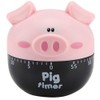 BuyWeek Kitchen Timer, Cute Cartoon Pig Mechanical Timer, Egg Timer,