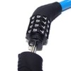 Sanwo Security Bike Lock 4 Digit Resettable Combination Cable Lock