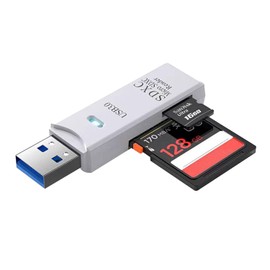 For SanDisk Micro SD Card USB 3.0 Portable Card Reader High Speed Transfer Microsd Card Card Reader Type Smartphone Card Reader TF Card Reader Windows11 10/8/7/XP USB Multi-Card Reader