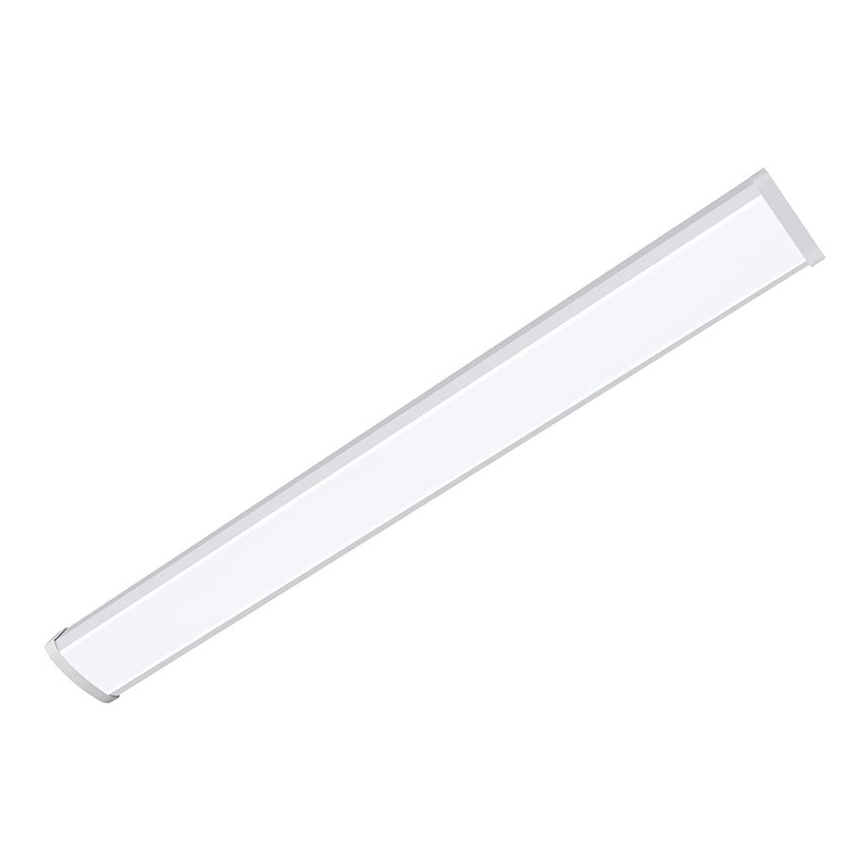 Metalux 4 ft. 3800 Lumens Integrated LED Dimmable White Wraparound