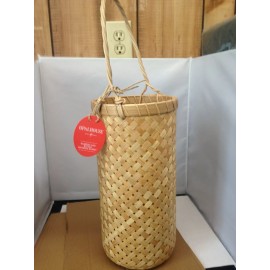 Opalhouse 18.5" x 6" Bamboo Hanging Basket Natural - Opalhouse