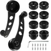 ULTECHNOVO Aluminum Alloy Car Window Riser Handle, Universal Window Crank