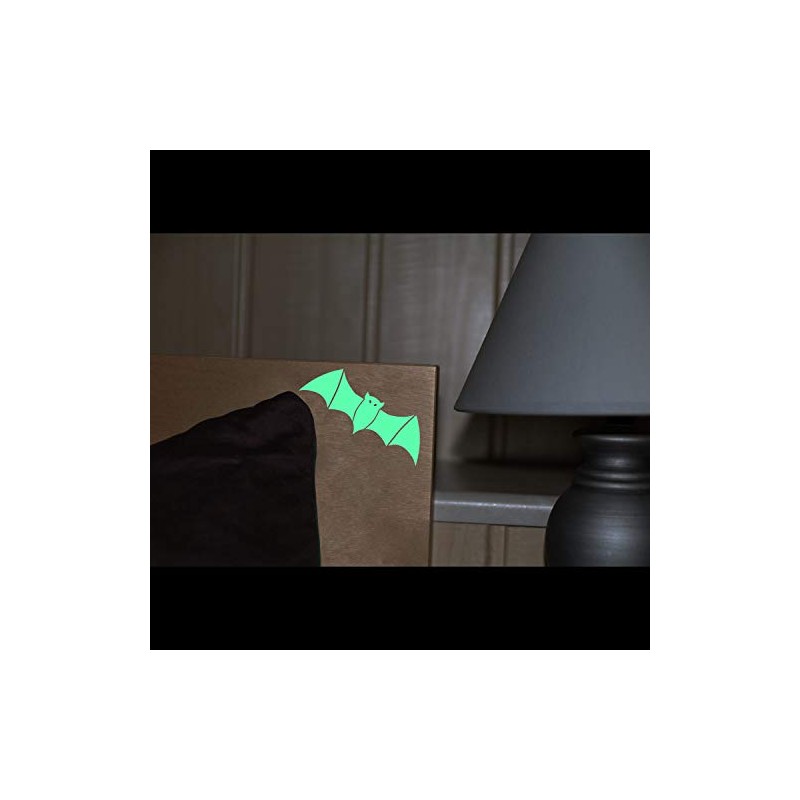Glow in the Dark Bat Sticker Fluorescent / Phosphorising