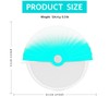 Asdirne Pizza Cutter Wheel with Protective Blade Cover, Detachable and