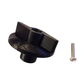Compatible replacement knob for TORO Power Max HD 1432 or 1232 or TORO Power TRX HD 1432-32" wide snow blower for the shutoff valve and compatible screw - new 3d printed part