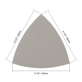 TA-VIGOR 30PCS 3000 Grit Triangle Sanding Pad, Silicone Carbide Hook and Loop Sanding Pads fit 3-1/2" Oscillating Multi-Tool, Electrostatic Sand Planting Triangle Sandpaper for Wet and Dry Use