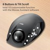 Elecom M-DT2URBK Trackball Mouse con Cable para el Dedo índice,