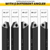 HAowosi Metal Lathe Cutting Tools,5 Sets of 1/2" Carbide Metal