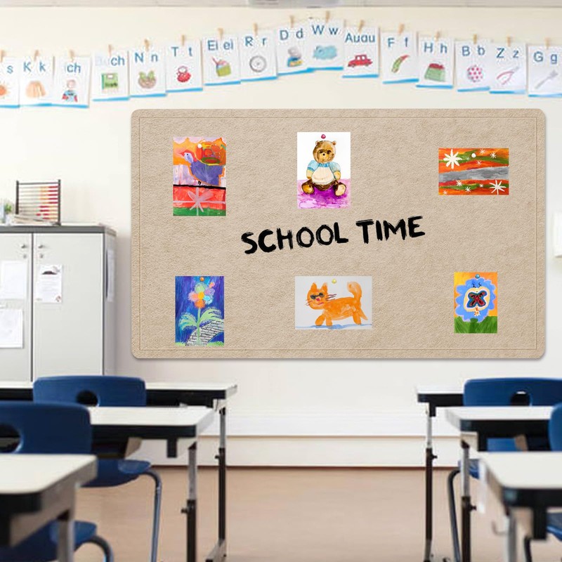Large Cork Bulletin Board - 60 X 36 Inches With