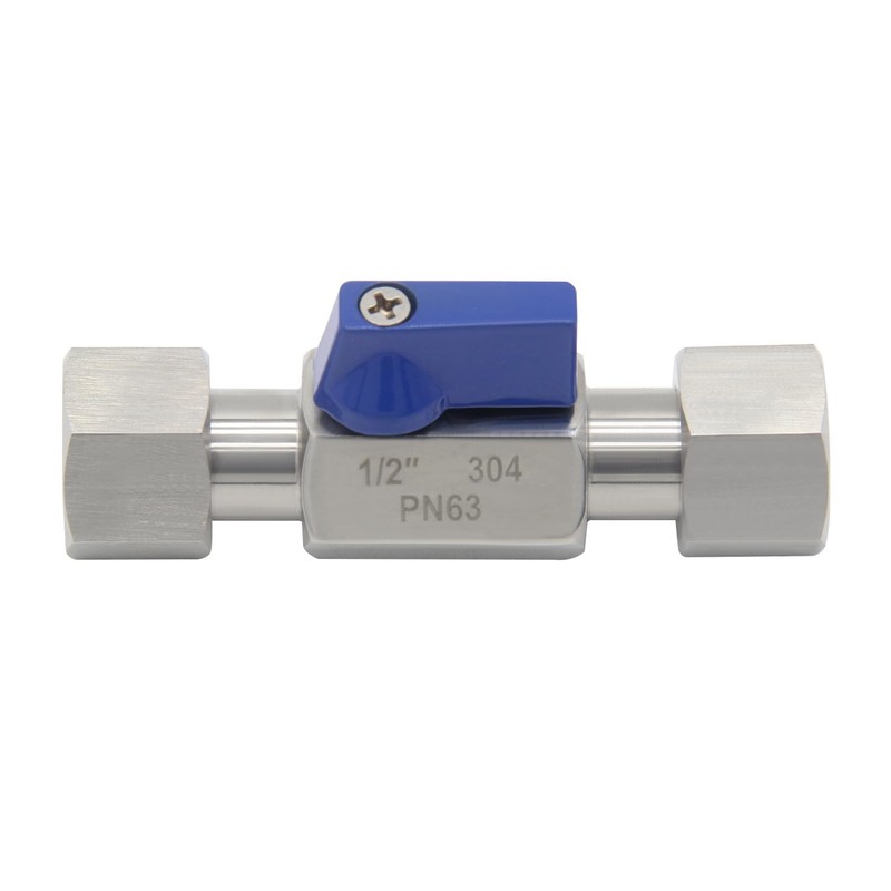 Beduan Stainless Ball Valve 1/2 NPT Female Swivel Thread Shut-Off