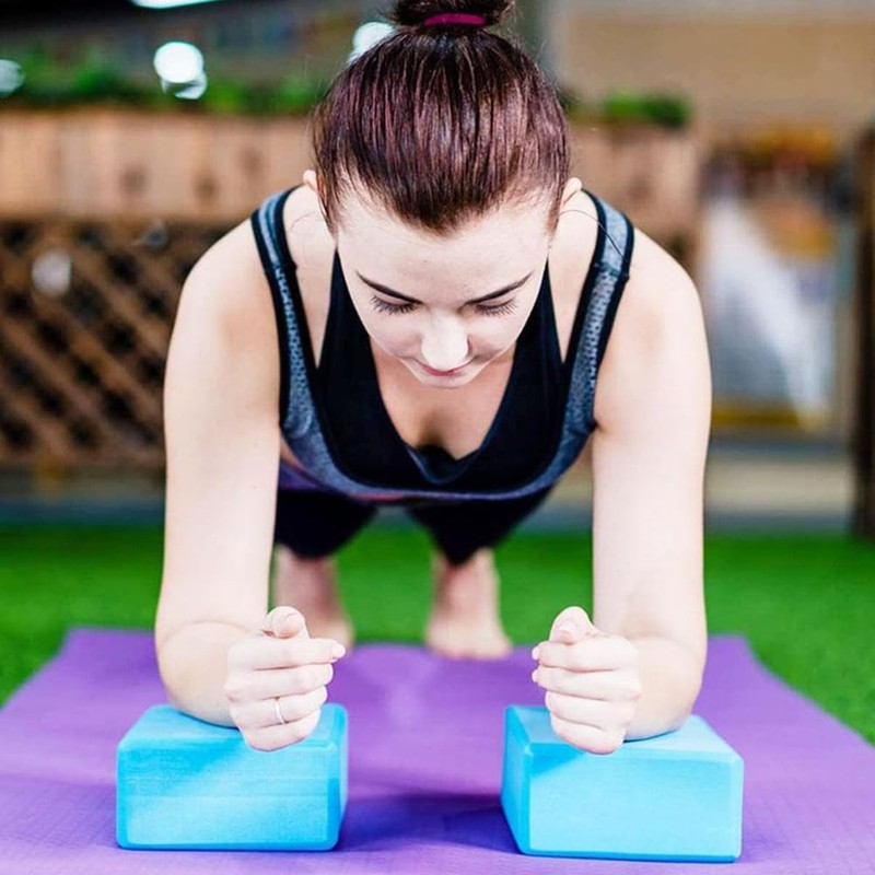 1x Yoga Block Brick Foaming Home Exercise Practice Fitness Gym