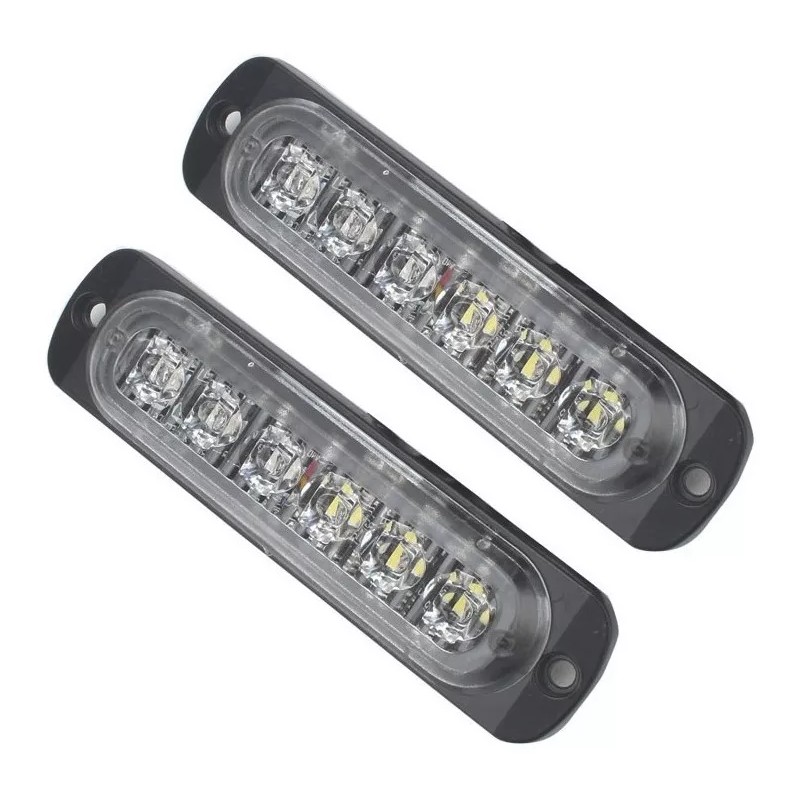 Corp.Res Electronics Par Estrobo Slim Moto Auto Codigos 9 Patrones