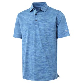 M MAELREG Golf Shirts for Men Dry Fit Moisture Wicking Pique Performance Casual Sport Mens Polo Shirts Short Sleeve