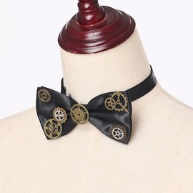 COSDREAMER Steampunk Bowtie Women Mens Renaissance Scarf Jabot Cravat Costume Collar (C)