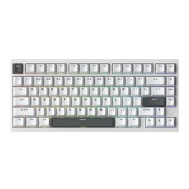 IROK MG75PRO 81 Keys Wired Magnetic Switch Mechanical Keyboard, Hall Effect, 8KHZ/ARGB/CNC Aluminum, Gasket Structure Gaming Keyboard(Silver