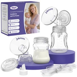 Spectra Replacement Pump Parts Compatible with Spectra S2 S1 Replacement Kit for Pump Parts 24 mm Flange Duckbill Valve Tube Bottle Backflow Protector, Not Original S2 S1 Accessories