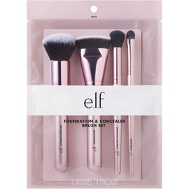 e.l.f. Complexion Perfection - Juego de pinceles (4 piezas, sintéticos)