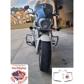 JMEIMOTOR NEW Suzuki M109R Limited Engine Case Guard Highway Crash Bar Boulevard 06 TO 23