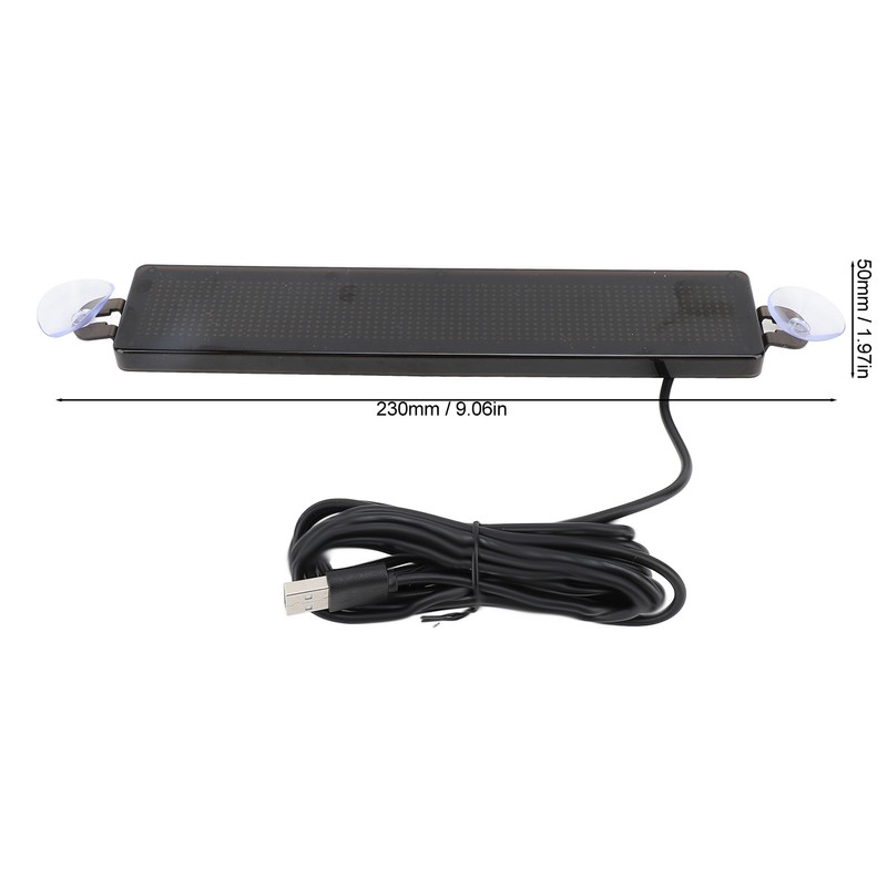 LED Scrolling Sign 12x72 Pixels 230x50mm Bluetooth APP Programmable LED