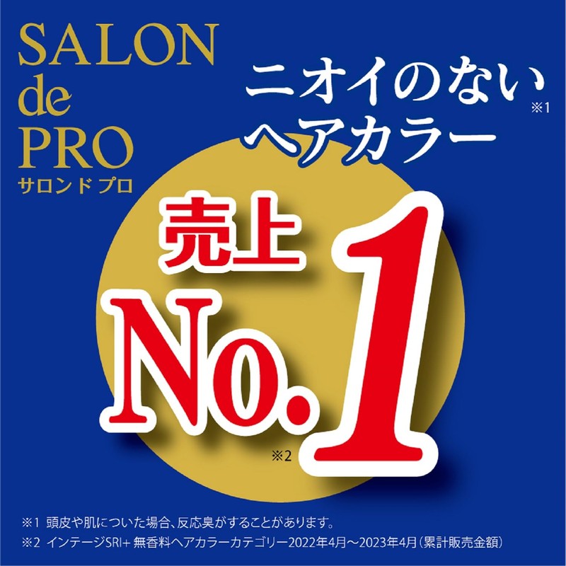 Salon de Pro Unscented Hair Color Fast Dye Cream (For