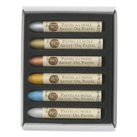 Sennelier Artists Oil Pastels - Set of 6 x Iridescent
