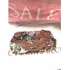 Victoria's Secret Bling Flip Sequin Cosmetic Makeup Clutch Bag Gold