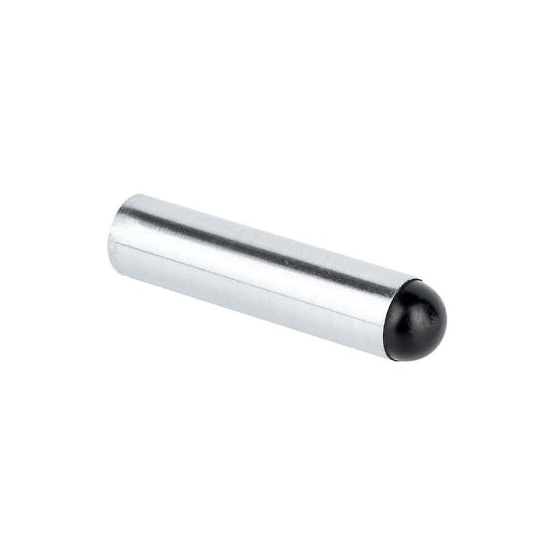 Romak DRSTP003 Satin Chrome Plated Round Bullet Metal Door Stop,