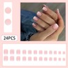 Short Fake Nails，Acrylic Nails Press on ，Short Square Press on