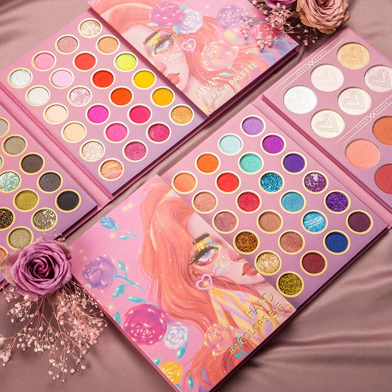 Eye Makeup Palette Set 84 Color Eyeshadow Pearl Matte Eye