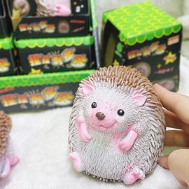 Stress Ball Sensory Squishy Fidget Anti Squeeze Tension Relief Stretchy Hedgehog Balls for Adult Kids, 1 Pcs