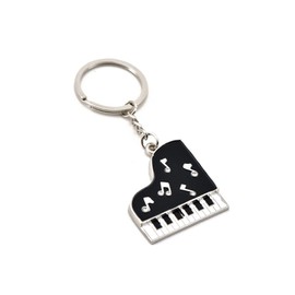 ARFUKA Keyring Piano Pendant Keychain Metal Unisex Key Organizer Holder Funny Keyring Birthday Christmas Wedding Valentine's Day Gift for Men and Women