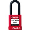 ZING 7031 RecycLock Safety Padlock, Keyed Alike, 1-1/2" Shackle, 1-3/4"