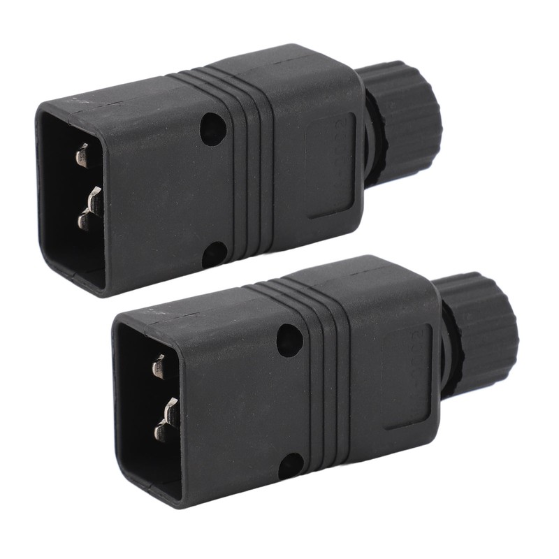 2pcs IEC320 C20 Power Socket Adapter Receptacle Connector Copper PVC