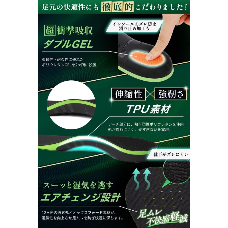 [Anan Listing x Orthopedic Surgeon Recommended Model] Insole, Shock Absorption,