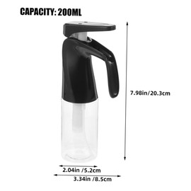 PACKOVE 2Pcs Misting Spray Bottles for Hair Transparent Refillable Hair Salon Mister Bottles Durable Design for Even Application and Easy Water Level Monitoring