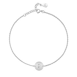 MARLION JEWELS Women's Bracelet with Initials. Gold-Plated / Silver-Plated Surgical Steel Women's Bracelet Ideal for Valentine's Day and Mother's Day Gift, Birthday... Jewellery Women's Bracelets,