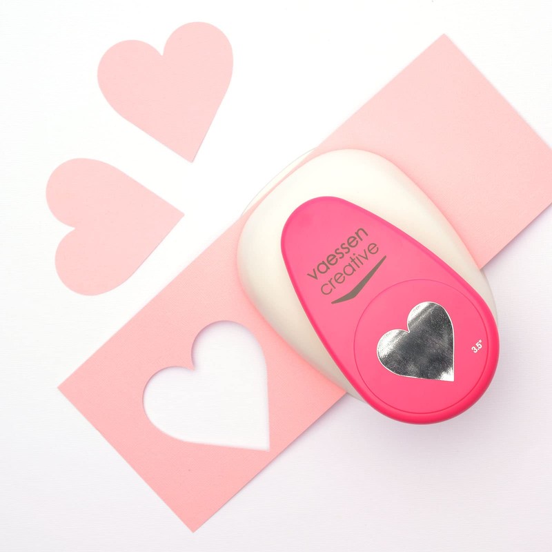 Vaessen Creative Craft Paper Punch - Heart - 7,9 x