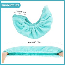 MOKIDO 2 Pairs of Blade Protectors Ice Skates, Skate Protectors, Elastic Ice Skate Protectors, Ice Hockey Blade Protection, Ice Skates for Girls, Boys and Teenagers (Size L)