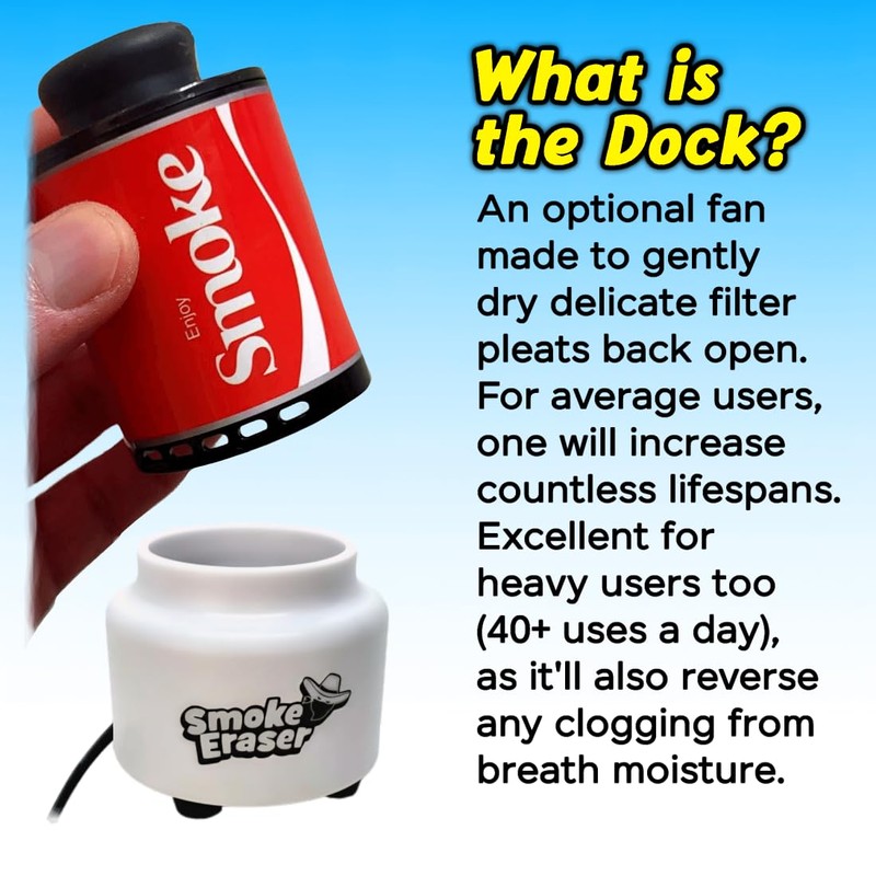 Lifespan Multiplier Dock | Ends Clogging from Moisture | Dries