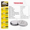 Toshiba CR1216 3V Lithium Coin Cell Battery Pack of 10