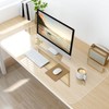 NATRKE Tapete de escritorio transparente grande de 39.4"x15.7", protector de