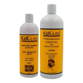 Keratina Original Brasileña Alisante 100 1l + Shampoo